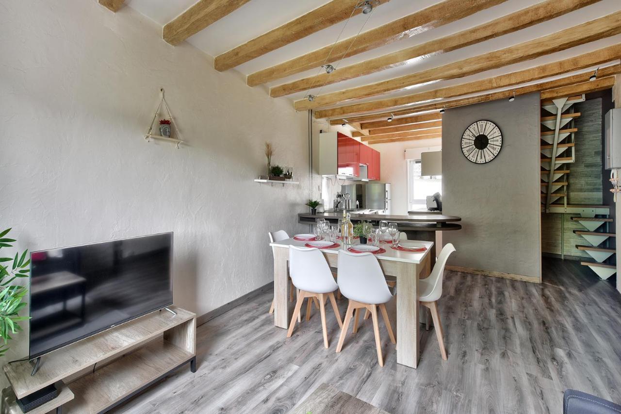 Appartement Le Cocon Chalonnais - Centre Luaran gambar
